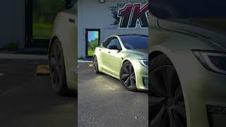 New color All thats left to do is wheels 1kmotorsports tesla [upl. by Naud]