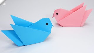 Easy paper birds  DIY paper toys [upl. by Casabonne]