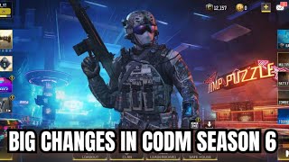 Huge new changes in CODM Season 6 [upl. by Etterrag]