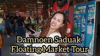 Damnoen Saduak Floating Market Tour [upl. by Boyt488]