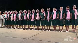 Unveiling the Pink and Green  Vanderbilts Neophyte Presentation of Alpha Kappa Alpha Sorority Inc [upl. by Aihsot]