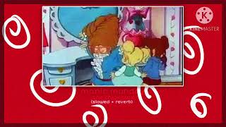 manic monday  the chipettes  slowed  reverb [upl. by Nivra156]