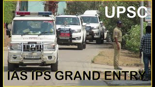 IAS and IPS Grand Entry  IAS and IPS Officers High Security Convoy  UPSC MOTIVATION [upl. by Kinata859]