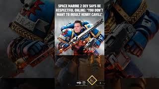 Henry Cavill Jugando Space Marine 2 spacemarines warhammer henrycavill [upl. by Goldberg]