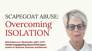 Overcoming Painful Social Isolation Caused by Family Scapegoating 7 Steps scapegoat cptsd [upl. by Drofyar]