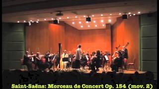 Harp Concerto SaintSaëns Morceau de concert op 154 Mov 2 Floraleda Sacchi [upl. by Milurd]