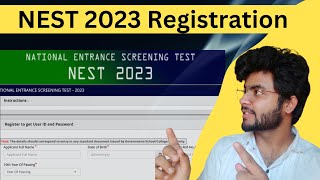 NEST 2023 Registration  Application form  NISER amp CEBS [upl. by Asira170]