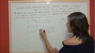 QUIMICA Ejercicio 6 Estructura atómica  Cálculo energía transición sabiendo el valor de landa [upl. by Franzoni]