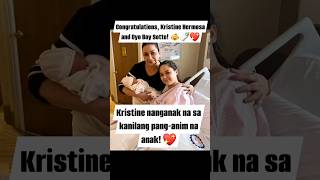 KRISTINE HERMOSA NANGANAK NA SA KANYANG PANGANIM NA ANAK [upl. by Salesin]