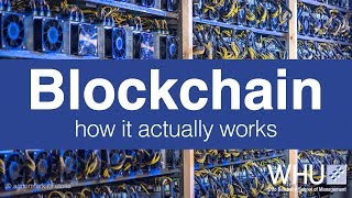 Cryptocurrencies  How Blockchain actually works  Tutorial by WHU Dean Professor Dr Markus Rudolf [upl. by Lunneta]