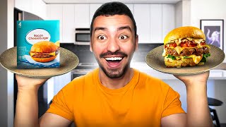 Κατεψυγμένα Burger vs Delivery Burger [upl. by Kentigerma]