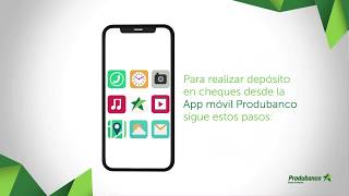 Depósito de cheque desde tu app Produbanco [upl. by Karilla]