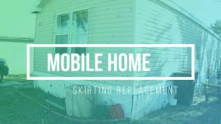 Budget Mobile Home Skirting Durable amp Cheap [upl. by Tormoria]