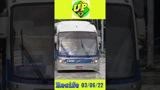 Ônibus BRT em alagamento no Recife  shorts [upl. by Freed]