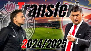 Transferi 20242025 ☆ Kako su kupovali Crvena zvezda Partizan TSC ☆ Transferi SLS [upl. by Joane953]