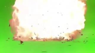 Missile And Explosion Green Screen And Chroma Key With Sound Effect [upl. by Farris]