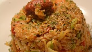 Recette cookeo  riz chorizo champêtre [upl. by Jeni]