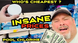 Who has the CHEAPEST Pool Chlorine [upl. by Perice]