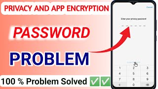 Privacy and app encryption password  Privacy password Remove  How to forgot Vivo Privacy password [upl. by Maxfield696]