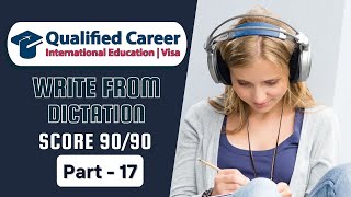 PTE Write From Dictation  Must Practice  PART  17 May 12 2024  Qualified Career [upl. by Lumbye526]