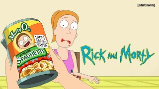 Rick and Morty Season 7  Mortyos Ethical Spaghetti  Adult Swim UK 🇬🇧 [upl. by Rizan]