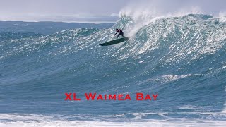 Unique Angle of Waimea Bay  The No Eddie Swell [upl. by Arret]