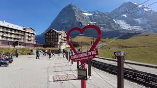 Day 6 Jungfrau Fallboden Lake Kleine Scheidegg Lauterbrunnen 4k Holiday [upl. by Nnayelsel]