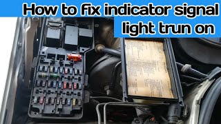 how to fix indicator turn signal light on [upl. by Cardon]