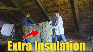 Adding Insulation to KEEP the HOUSE WARM [upl. by Richman]