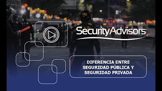 DIFERENCIA ENTRE SEGURIDAD PÚBLICA Y SEGURIDAD PRIVADA [upl. by Atekram]