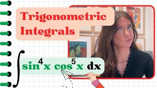 Trigonometric Integrals Solving Even and Odd Powers of Sine and Cosine [upl. by Nnanaej]