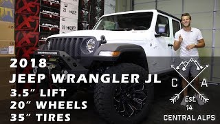 2018 Jeep Wrangler JL 35quot RCX Lift Kit 20quot Wheels 35quot Tires [upl. by Kimbra]