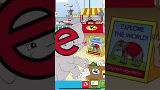 Letterland Alphabet Phonics  Letter E  Eddie Elephant  Education Kids Learning ABC [upl. by Arrek]