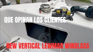 NEW VERTICAL LEWMAR WINDLASS [upl. by Andrien]