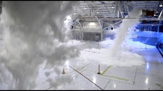 USAF Hangar Fire Foam Suppression System [upl. by Leamiba801]