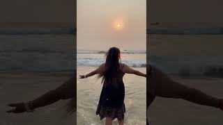 Candolim beach 🏖️ Goa  short goa [upl. by Aribold]