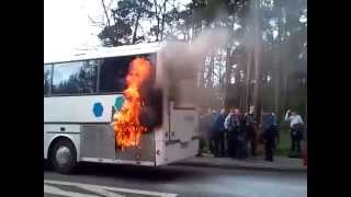 Pożar autobusu z maturzystami [upl. by Jenny]