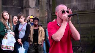 Dave Crowe Beat Boxer Royal Mile Festival Fringe Edinburgh Scotland August 21st [upl. by Mw526]