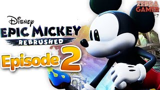 Disney Epic Mickey Rebrushed Gameplay Walkthrough Part 2  Steamboat Willie [upl. by Phelgen]