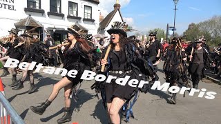 Beltane Border Morris dance White Ladies Aston at Upton upon Severn Folk Festival 2023 [upl. by Mikeb909]