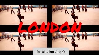 Freestyle ice skating  queensway  london  vlog [upl. by Eatnwahs185]