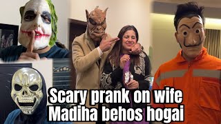 Scary prank on wife  Madiha behos hogai  Pralog Episode 142 [upl. by Eiramyllek]