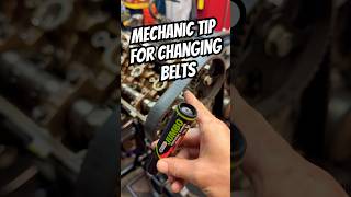 DIY Mechanic Tip For Changing Belts [upl. by Analad]