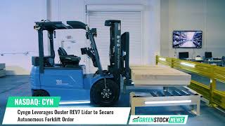 Cyngn CYN Leverages Ouster OUST REV7 Lidar to Secure Autonomous Forklift Order [upl. by Duwalt966]