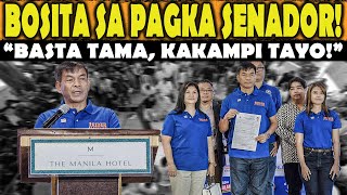 quotBasta TAMA KAKAMPI tayoquot Tagisan ng TAPANG sa senado SUSUGURIN ni Cong Bosita [upl. by Juana764]