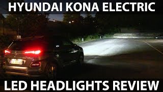 Hyundai Kona Electric headlights review [upl. by Spatola]