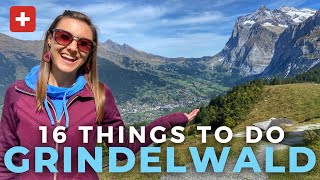 16 Things To Do In Grindelwald Switzerland  Jungfraujoch First Cliff Walk Bachalpsee Pfingstegg [upl. by Rania]