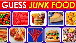 GUESS THE JUNK FOOD 🤩😍 emoji challenge  Riddles quiz time [upl. by Akapol564]