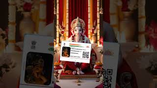 quotGanpati Bappa Aadhaar Card 😂  Deva Shree Ganesha  Funny Ganesh Status  Ganpati Bhakti Shortsquot [upl. by Notyad]