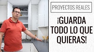 COCINAS PEQUEÑAS ¡Guarda todo lo que quieras [upl. by Krefetz]